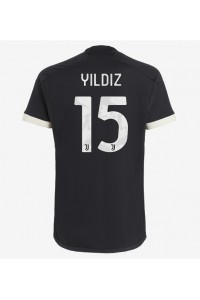 Juventus Kenan Yildiz #15 Jalkapallovaatteet Kolmaspaita 2023-24 Lyhythihainen